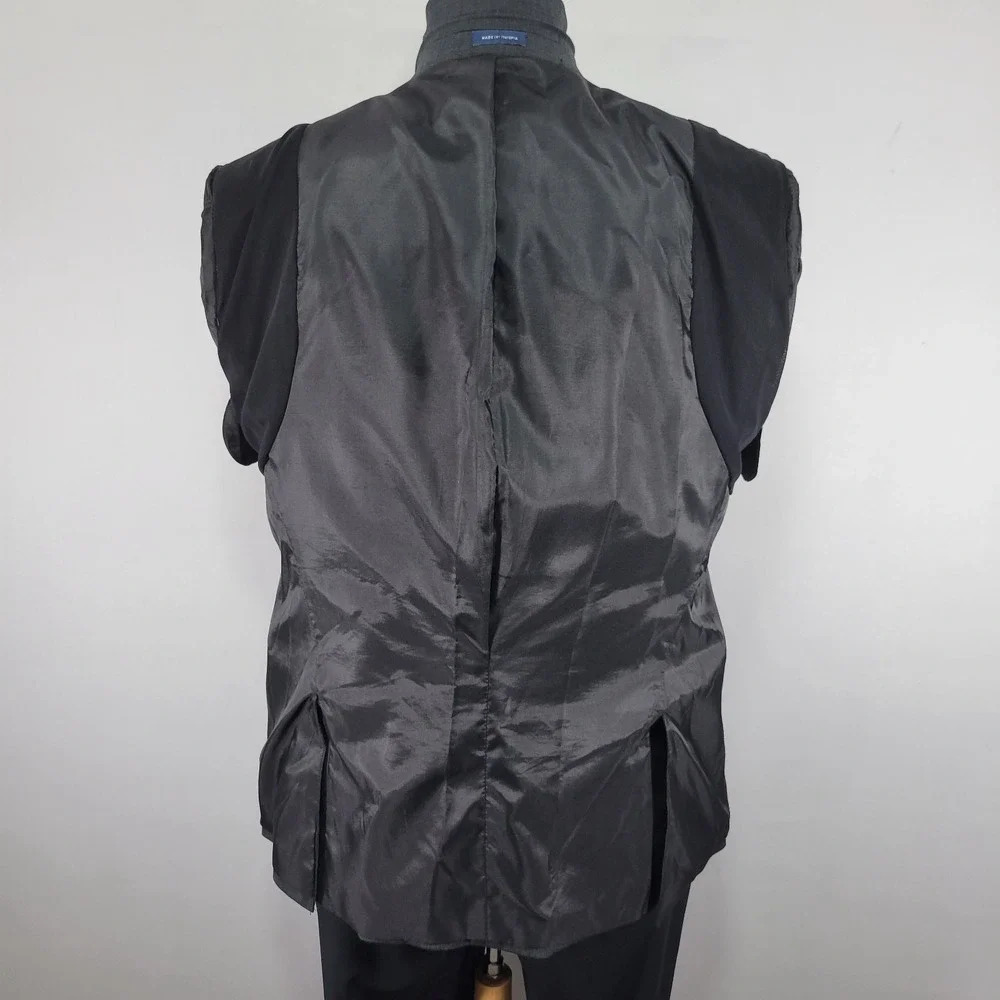 Stafford Men's Sport Coat Blazer Coolmax All Season‎ Eco Made Wool Polyester 46S
